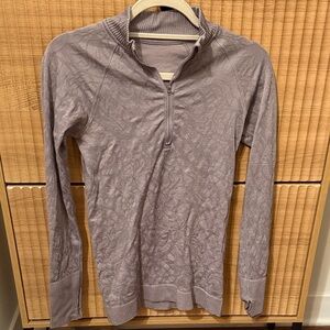 Lululemon Grey Quarter-Zip Sweater
